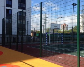 3D заборы для спортивной площадки 60 метров фото в Сарове