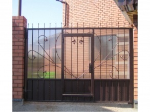 Кованые заборы с поликарбонатом 80 метров фото в Сарове