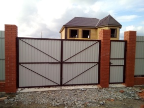 Забор с воротами и калиткой 90 метров фото в Сарове