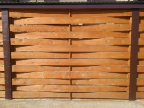 Деревянный забор плетёнка 12 метров фото в Сарове